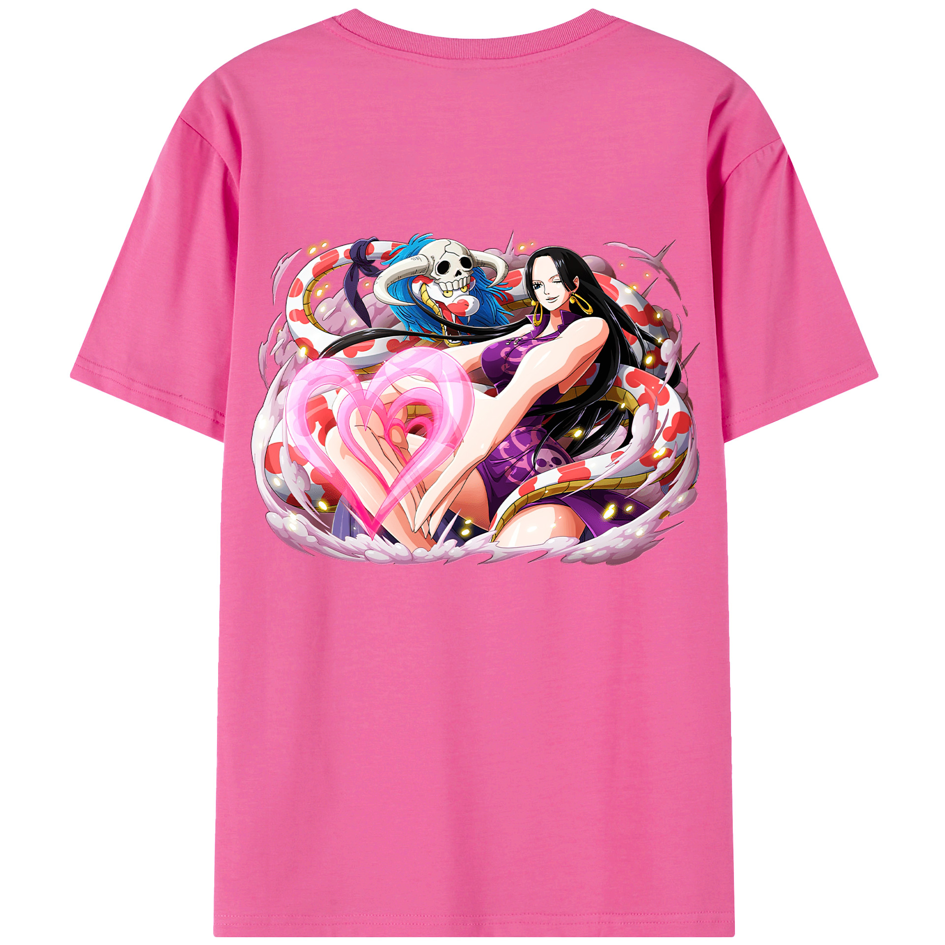 ワンピース ボア・ハンコック ONE PIECE Boa·Hancock レディース半袖Tシャツ(バックプリント)